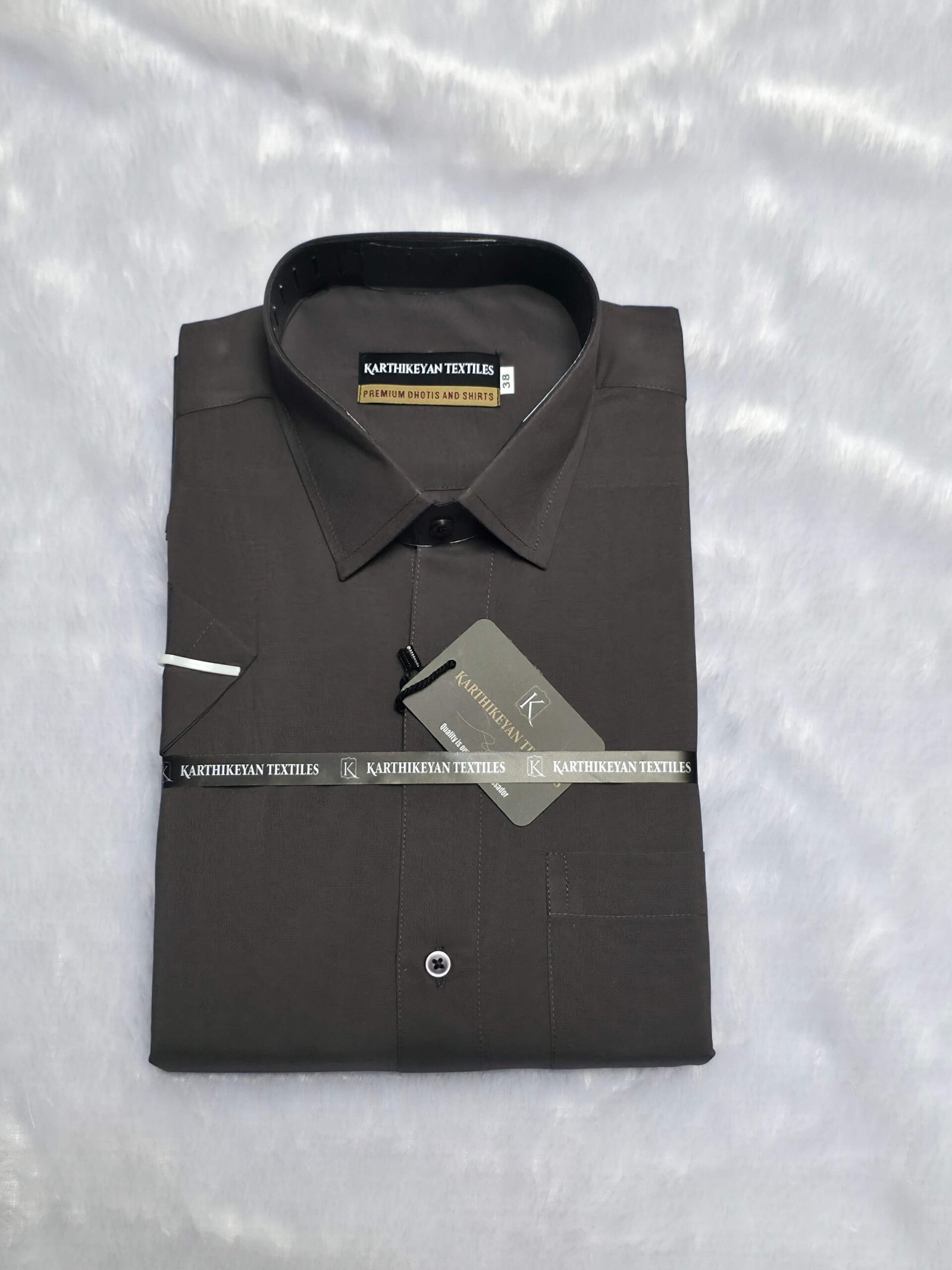 20260301_102140 Cotton Shirt -Steel Grey - Image 1